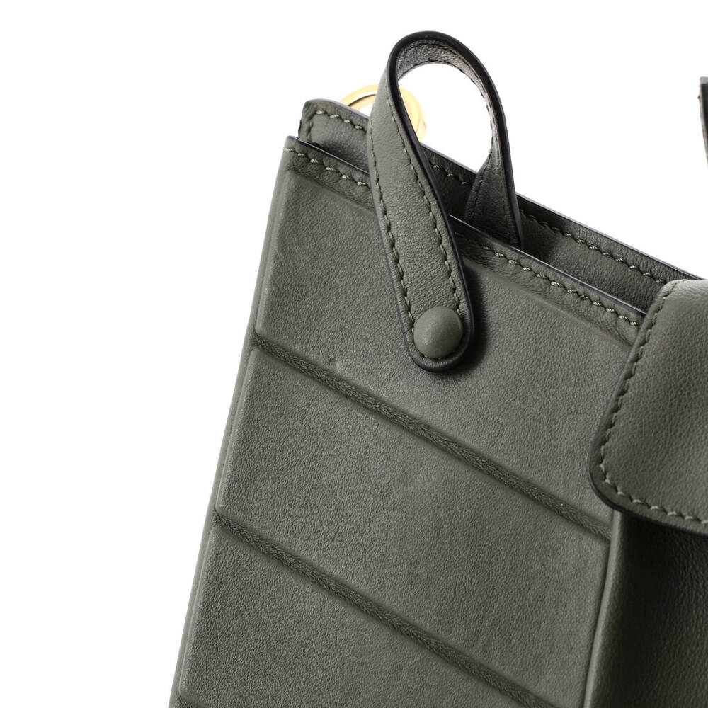 Fendi Mini Bustine 3 Pockets Crossbody Bag Leather - Picture 7 of 7